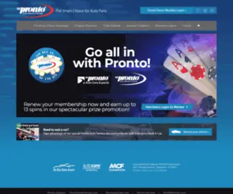 Prontosmartchoice.com(Pronto Smart Choice Advantage from Pronto Auto Parts) Screenshot