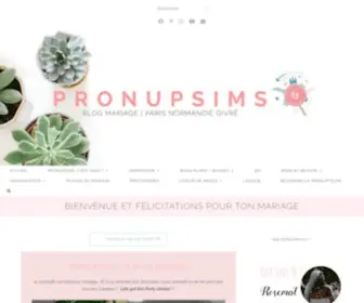 Pronupsims.net(Inspiration pour un mariage heureux) Screenshot