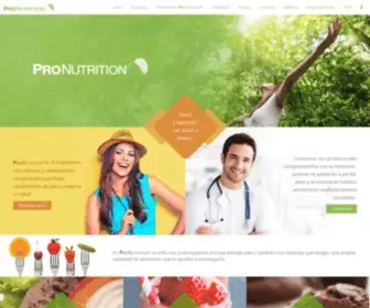 Pronutrition.com.mx(ProNutrition®) Screenshot