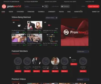 Pronworld.com(De beste bron van informatie over pron world) Screenshot