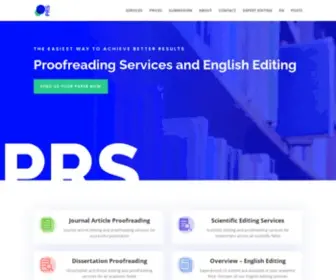 Proof-Reading-Service.co.uk(Academic Proofreading Services for Students & Researchers) Screenshot