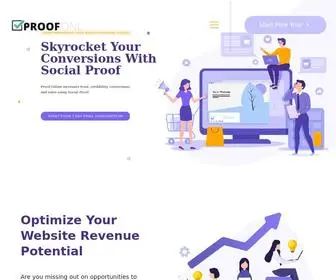 Proof.onl(Increase Website Conversions & Sales With Push Notification Marketing) Screenshot