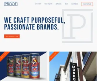 Proofbranding.com(Nashville branding and design. Proof Branding) Screenshot