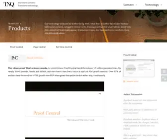 Proofcentral.com(Tnq technologies) Screenshot