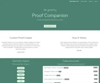 Proofcompanion.com(The Proof Companion) Screenshot