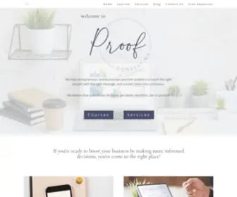 Proofconsulting.ca(Proof Consulting) Screenshot