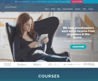 Proofreadanywhere.com(Proofreading Courses That Deliver Proven Results By Proofread Anywhere) Screenshot