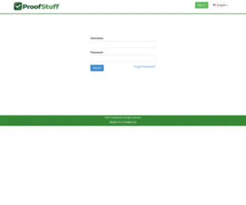 Proofstuff.com(ProofStuff Admin Console) Screenshot