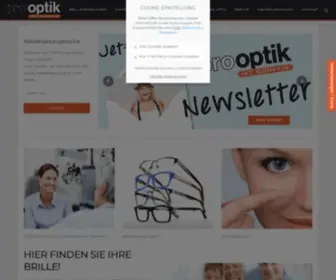 Prooptik.de(Ihr Optiker für Brillen & Kontaktlinsen) Screenshot