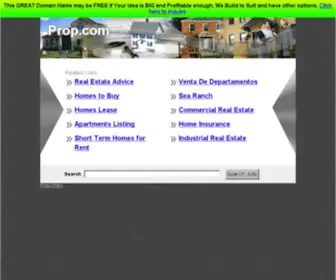 Prop.com(The Leading Prop Site on the Net) Screenshot
