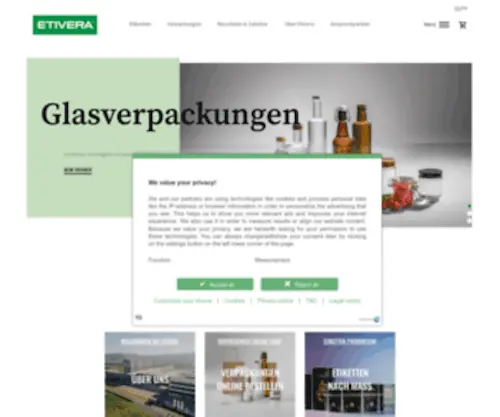 Propack.at(Etivera Verpackungen) Screenshot