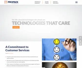 Propacktechnologies.com(Ointment Manufacturing Plant) Screenshot