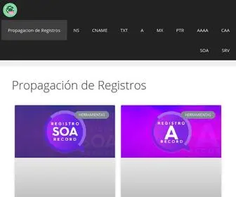 Propagaciondns.com(Propagación de Registros) Screenshot