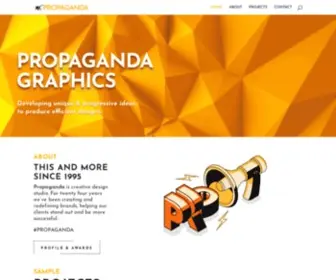 Propaganda.com.gr(Graphics Design Studio in Athens) Screenshot