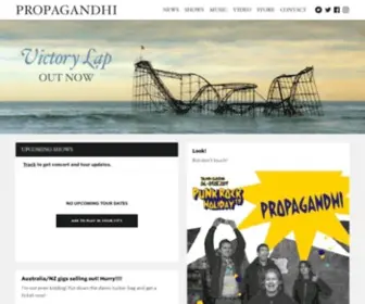 Propagandhi.com(Propagandhi) Screenshot
