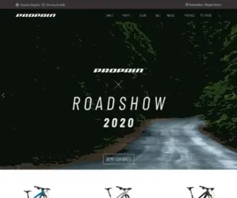 Propain-Bikes.com(PROPAIN Bicycles) Screenshot
