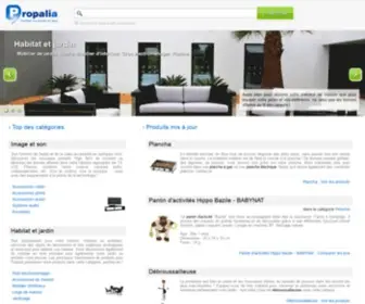 Propalia.com(Comparez les prix et simplifiez vos achats) Screenshot