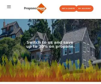 Propanedepot.com(Long Island Propane Delivery) Screenshot