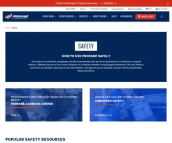 Propanesafety.com(Safety) Screenshot