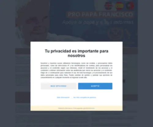 Propapafrancisco.com(Propapafrancisco) Screenshot