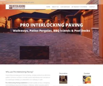 Propavers.com(Pro Interlocking Paving) Screenshot