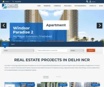 Propcube.com(Search Best Residential and Commercial Properties in India's Real Estate Market) Screenshot