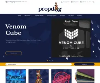 Propdog.co.uk(PropDog provides professional Magic Props for Magicians and) Screenshot