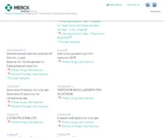 Propecia.com(Products list) Screenshot