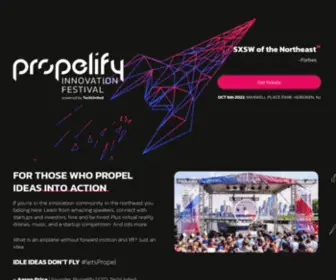Propelify.com(Where Innovators Propel) Screenshot