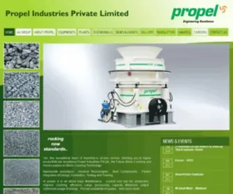 Propelind.com(India’s fastest growing crushing equipment manufacturer) Screenshot