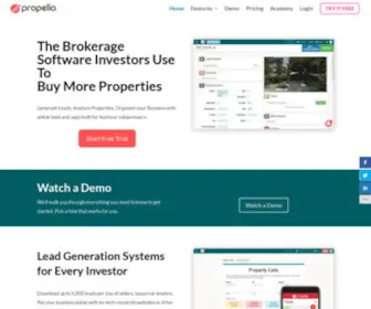 Propelio.com(Best Real Estate Software) Screenshot