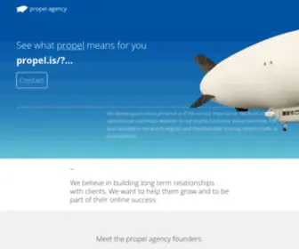 Propel.is(We believe good online presence) Screenshot