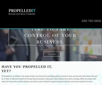 Propelledit.com(Marketing, Web Design, Branding) Screenshot