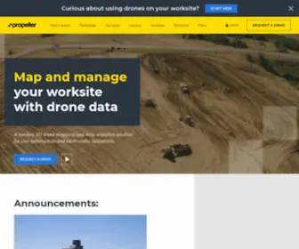 Propelleraero.com(Drone Mapping Software) Screenshot