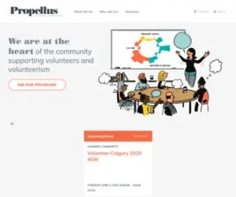 Propellus.org(Browse Volunteer Opportunities) Screenshot