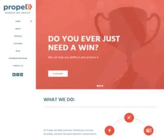 Propelmg.com(Propel Marketing) Screenshot