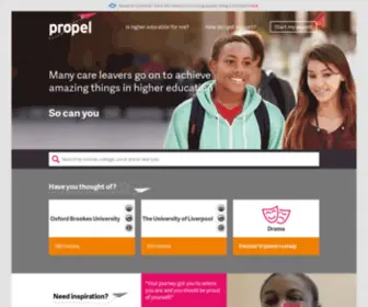 Propel.org.uk(Propel) Screenshot