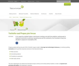 Propen.com(Marking Solutions) Screenshot