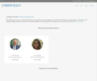 Proper-Realty.com(Palm Beach County Real Estate) Screenshot