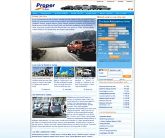 Propercar.com(Turkey Car Hire) Screenshot