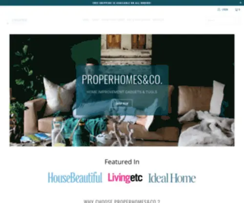 Properhomesco.com(ProperHomesCo) Screenshot