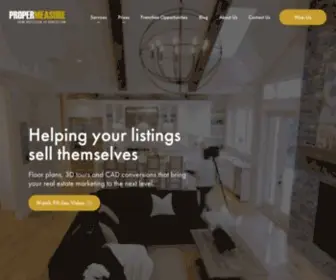 Propermeasure.com(Floor Plans) Screenshot