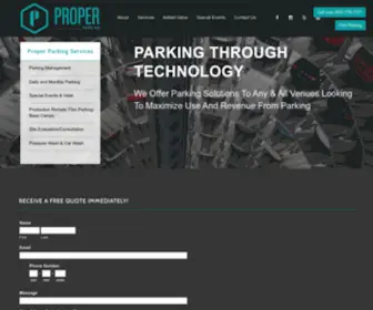 Properparking.com(Valet Parking) Screenshot