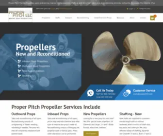 Properpitch.com(Proper Pitch Marine Propeller) Screenshot