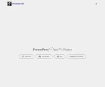 Properproof.com(Paul W) Screenshot