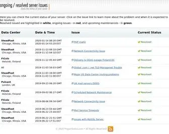 Properstatus.com(Resolved server issues) Screenshot
