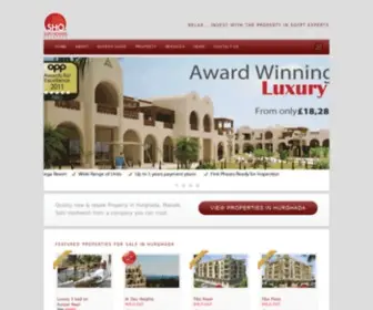 Properties-Egypt.com(Thousands of new and resale properties in Egypt) Screenshot