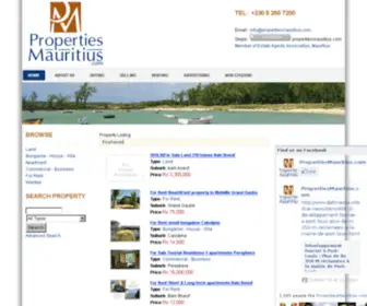 Propertiesmauritius.com(Montana's Peer Network) Screenshot