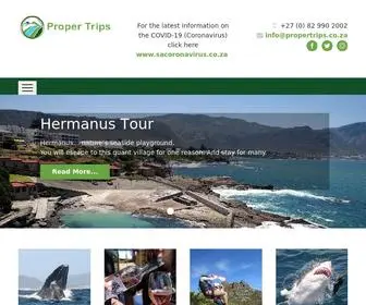 Propertours.co.za(Cape Town Tours) Screenshot