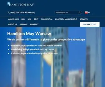 Property-Warsaw.com(Hamilton May Real Estate Company) Screenshot